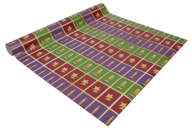 Sigel Geschenkpapier Weihnachten Papier Mehrfarbig