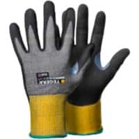 Tegera Nitril-Handschuhe 8807-7 Technologie Elastan, Glasfasergewinde, HPPE, Nitrilschaum, Nylon, PU (Polypropylen) auf Wasserbasis, Spandex Größe 7 Grau, Gelb, 6 Stück