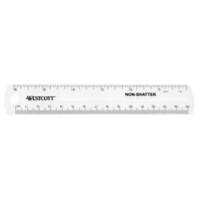 Westcott Lineal E-10122 00 Transparent Kunststoff 15 cm