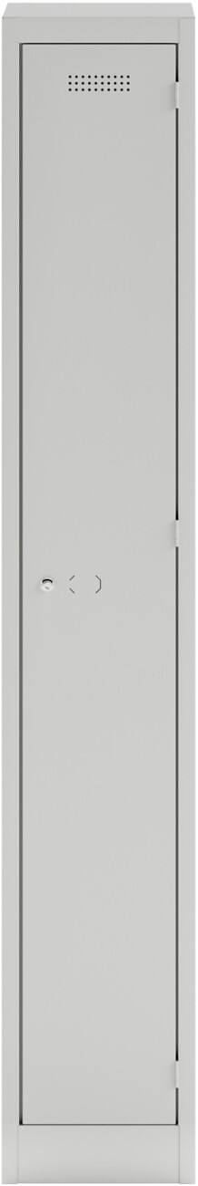 Bisley Primary Stahl Schließfach 1 Tür 1 abteile 300 x 500 x 1.800 mm Hellgrau
