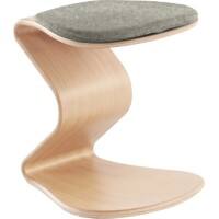 nest nature Pendelhocker Stoff Grau