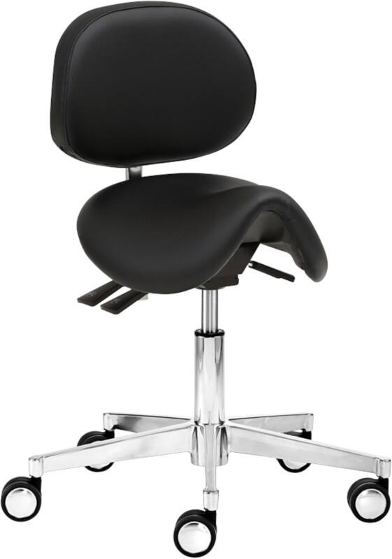 mayer sitzmöbel 1247 Drehhocker Stoff Schwarz 555 x 580 x 850 mm