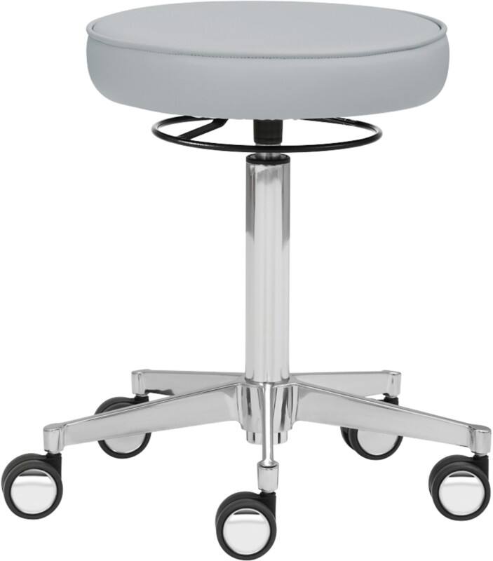 mayer sitzmöbel 1295 Drehhocker Stoff Grau 480 x 480 x 725 mm