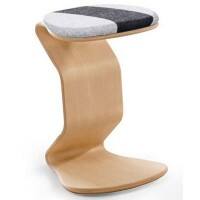 nest nature Pendelhocker Stoff Grau