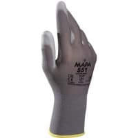 Mapa Professional Ultrane 551 Mehrweg Arbeitshandschuhe PP (Polypropylen) Extra Large (XL) Grau
