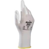 Mapa Professional Ultrane 550 Handschuhe PU (Polyurethan) Small (S) Weiß