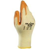 Mapa Professional Titan 328 Arbeitshandschuhe Latex Ungepudert Large (L) Gelb 2 Handschuhe 