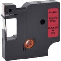 5DY40917-WT Schriftband Kompatibel Rot Schwarz 63 mm (B) x 7 m (L)