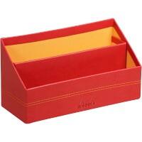 Rhodia Briefhalter 318943C Kunstleder Mohnrot 25 (B) x 10 (T) x 14 (H) cm