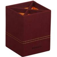 Rhodia Stifthalter 194526C Kunstleder Weinrot 8 (B) x 8 (T) x 11 (H) cm