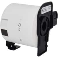 QL Etikettenrolle Kompatibel Brother DK-11202 5BR11202 Selbsthaftend Schwarz auf Weiß 90 x 91 mm 300 Etiketten