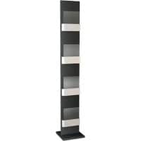 Kerkmann First Prospektständer Anthrazit 41659614 300 (B) x 300 (T) x 1.750 (H) mm