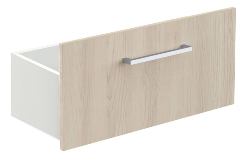 Kerkmann Form 4 Holz Schubladeneinsatz 700 x 265 x 300 mm Hellbraun, Weiß