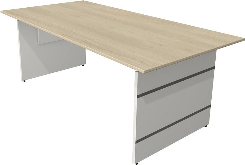 Kerkmann Form 4 Schreibtisch Rechteckig Ahorn Wange 2.000 (B) x 1.000 (T) x 760 (H) mm