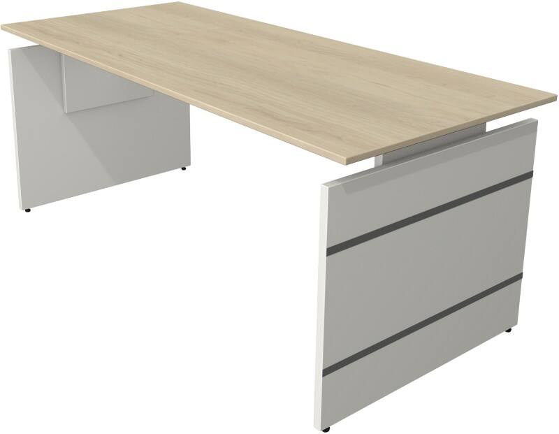 Kerkmann Form 4 Schreibtisch Rechteckig Ahorn Wange 1.800 (B) x 800 (T) x 760 (H) mm