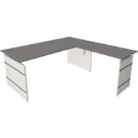 Kerkmann Sitz-Stehschreibtisch Form 4 L-Förmig Höhenverstellbar 1800 x 1800 x 760 mm