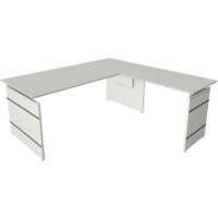 Kerkmann Sitz-Stehschreibtisch Form 4 L-Förmig Höhenverstellbar 1800 x 1800 x 760 mm