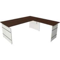 Kerkmann Sitz-Stehschreibtisch Form 4 L-Förmig Höhenverstellbar 1800 x 1800 x 760 mm