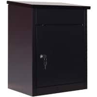 Phoenix Briefkasten Schlüssel Schwarz 440 x 350 x 580 mm