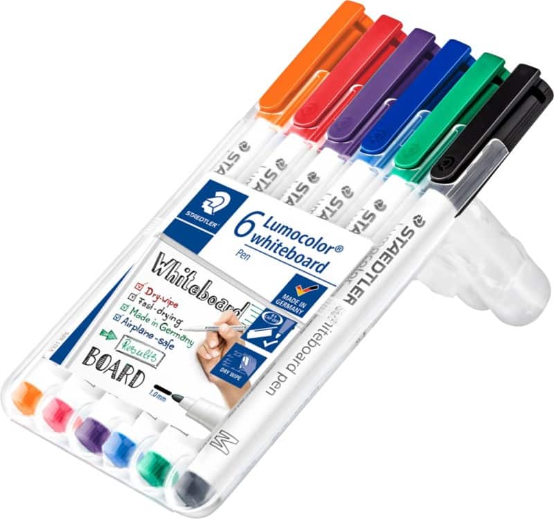 STAEDTLER Marker 301 Filzspitze 1 mm Farbig sortiert 6 Stück