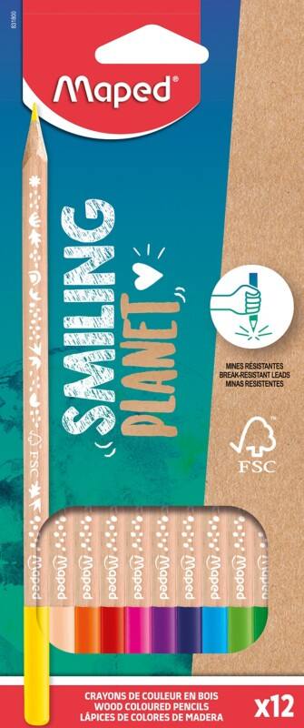 Maped Buntstifte Farbig sortiert 12 Stück