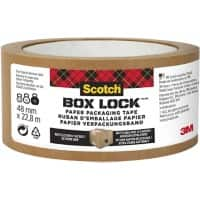 Scotch Box Lock Papier Verpackungsklebeband Braun Zehr Stark 48 (B) mm x 22,8 m (L) 127 Microns