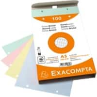 Exacompta Karteikarten 10658E DIN A5 Farbig Sortiert 15 x 21,2 x 2,5 cm 10 Stück