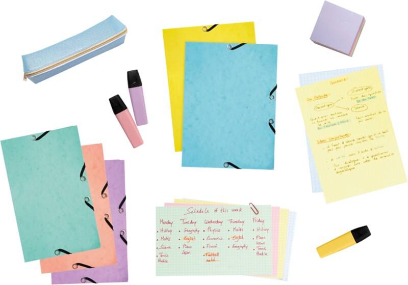 Exacompta Karteikarten 55577E 125 x 200 mm Farbig Sortiert 12,5 x 20 x 0,6 cm 10 Stück