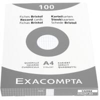 Exacompta Karteikarten 13206E DIN A4 Weiß 21,3 x 30 x 2,5 cm 10 Stück