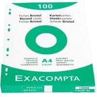 Exacompta Karteikarten 13606E DIN A4 Weiß 21,3 x 30 x 2,5 cm 10 Stück