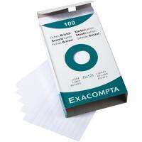 Exacompta Karteikarten 13801X Weiß 7,7 x 12,9 x 2,5 cm 10 Stück