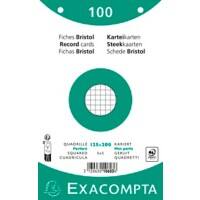 Exacompta Karteikarten 10603E 125 x 200 mm Weiß 12,7 x 20,3 x 2,5 cm 12 Stück