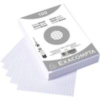 Exacompta Karteikarten 10202E 100 x 150 mm Weiß 10,2 x 15,3 x 2,5 cm 20 Stück