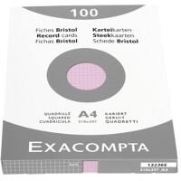 Exacompta Karteikarten 13236E DIN A4 Rosa 21,3 x 30 x 2,5 cm