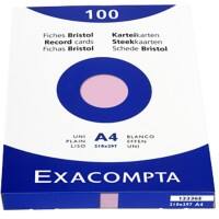 Exacompta Karteikarten 13336E DIN A4 Rosa 21,3 x 30 x 2,5 cm