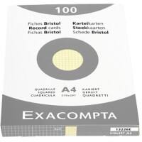 Exacompta Karteikarten 13226E DIN A4 Gelb 21,3 x 30 x 2,5 cm