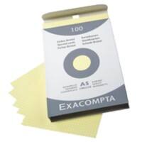 Exacompta Karteikarten 13228E DIN A5 Gelb 15 x 21,2 x 2,5 cm