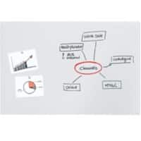 Sigel Artverum Glastafel Magnetisch Einseitig 150 (B) x 100 (H) cm Weiß