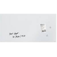 Sigel Artverum Glastafel Magnetisch Einseitig 91 (B) x 46 (H) cm Weiß