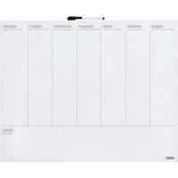 DESQ 4210 Wochenplaner Weiß 50 x 40 cm