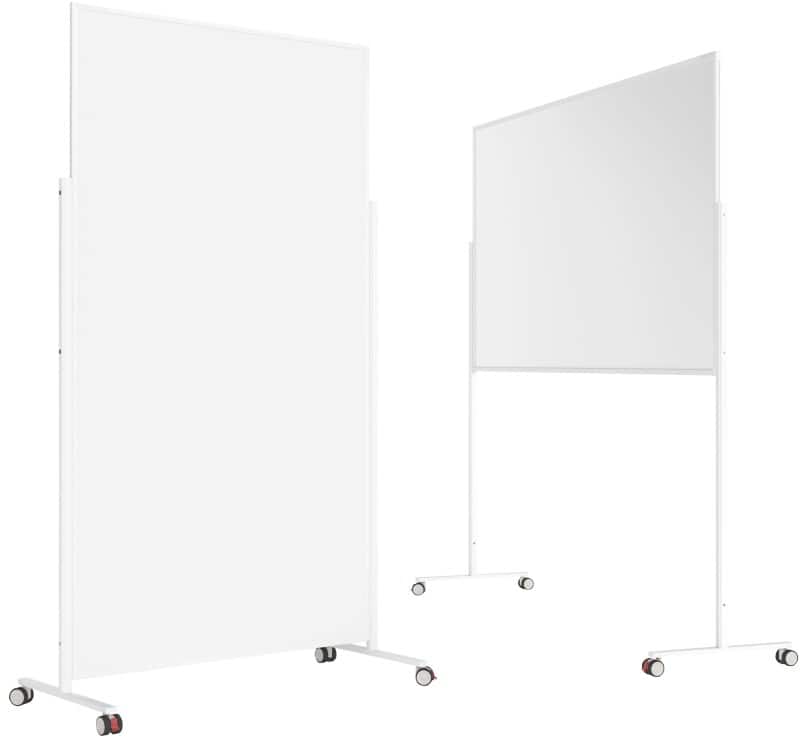 magnetoplan Vario Whiteboard Freistehend Magnetisch Lackierter Stahl Beidseitig 100 (B) x 180 (H) cm
