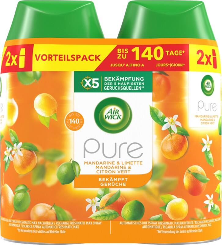 Air Wick Freshmatic Spray Lufterfrischungsspray Nachfüllung 2 Stück