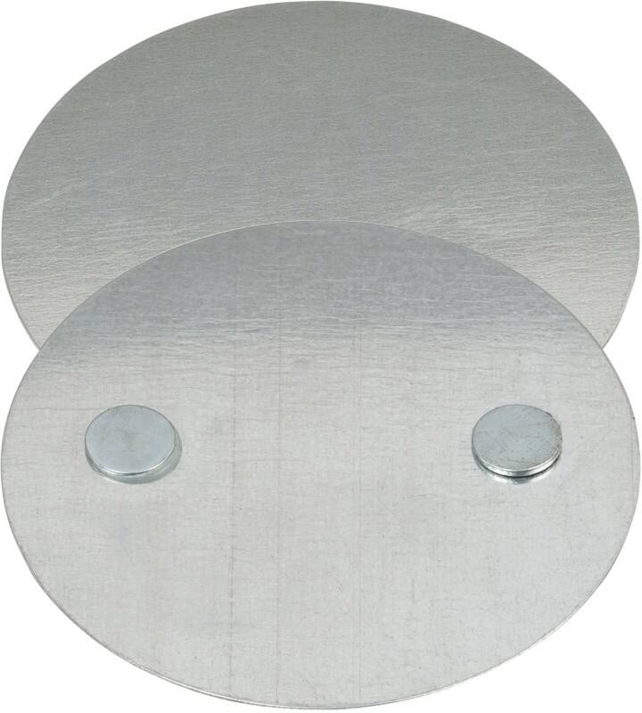 brennenstuhl Magnet Montageplatte für Rauchmelder BR1000 70 mm Silber