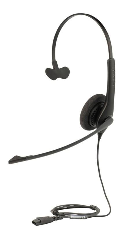 Jabra BIZ Verkabelt Headset Monaural Noise Cancelling Microphone Mit Mikrofon Mono Schwarz