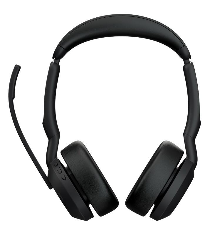 Jabra Evolve2 Verkabelt / Kabellos Headset Kopfbügel USB Mit Bluetooth Active Noise Cancelling Mit Mikrofon Stereo Schwarz