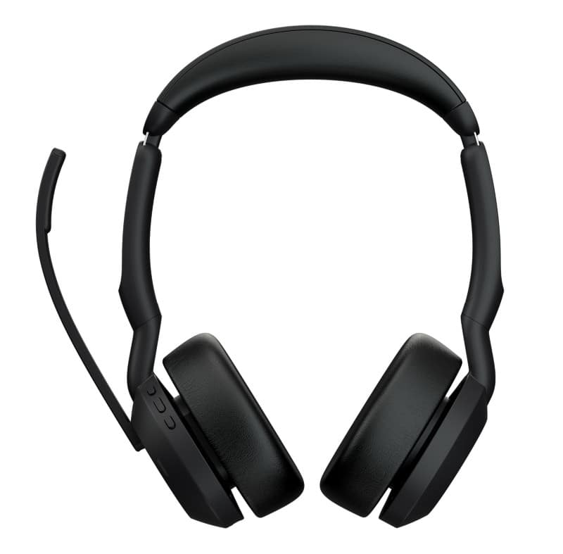 Jabra Evolve2 Verkabelt / Kabellos Headset Kopfbügel USB Mit Bluetooth Active Noise Cancelling Mit Mikrofon Stereo Schwarz