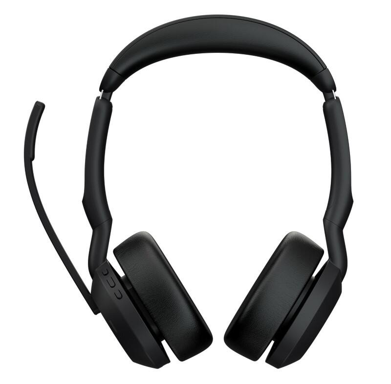 Jabra Evolve2 Verkabelt / Kabellos Headset Kopfbügel USB Mit Bluetooth Active Noise Cancelling Mit Mikrofon Stereo Schwarz