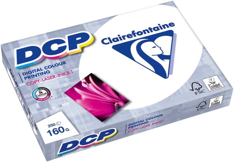 Clairefontaine DCP DIN A3 Druckerpapier Weiß 160 g/m² Glatt 250 Blatt