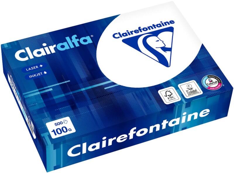 Clairefontaine Clairalfa DIN A4 Druckerpapier Weiß 100 g/m² 500 Blatt