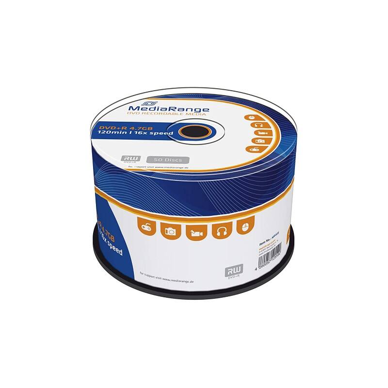 MediaRange DVD+R MR445 4.7 GB 50 Stück
